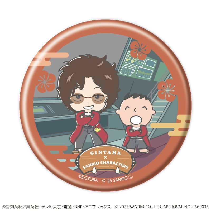 缶バッジ「銀魂×サンリオキャラクターズ」02/コンプリートBOX(全12種)(コラボイラスト)