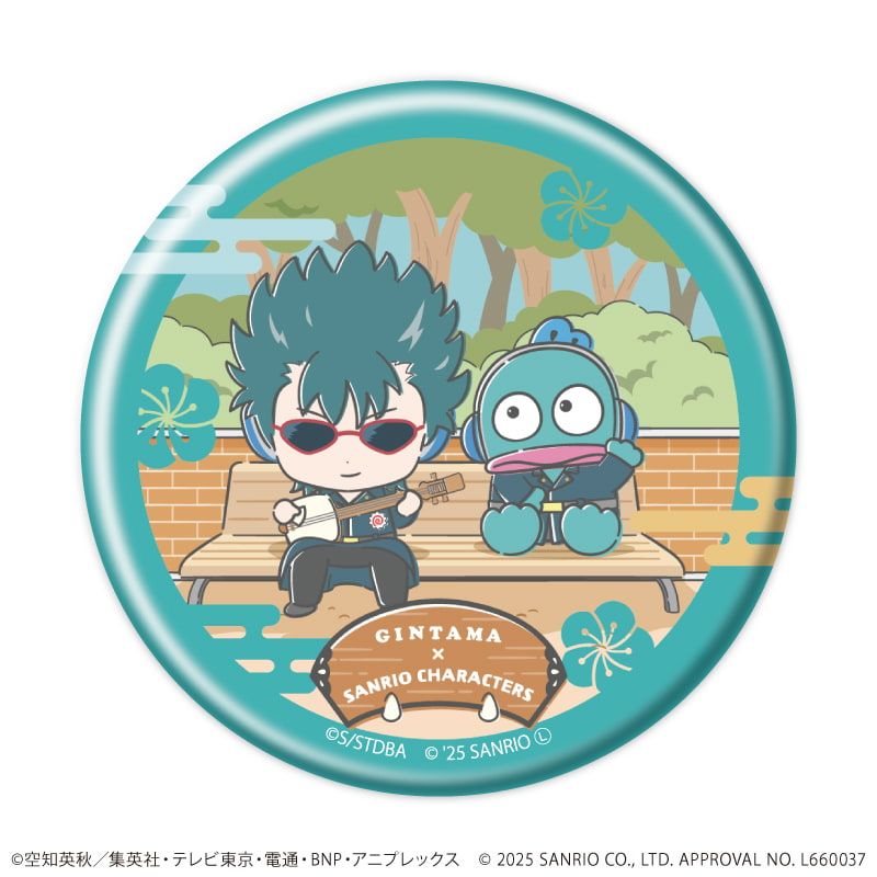 缶バッジ「銀魂×サンリオキャラクターズ」02/コンプリートBOX(全12種)(コラボイラスト)