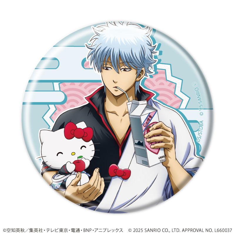 缶バッジ「銀魂×サンリオキャラクターズ」01/コンプリートBOX(全8種)(コラボイラスト)