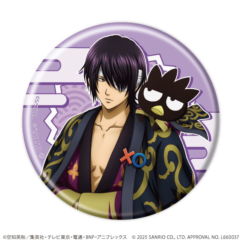 缶バッジ「銀魂×サンリオキャラクターズ」01/コンプリートBOX(全8種)(コラボイラスト)
