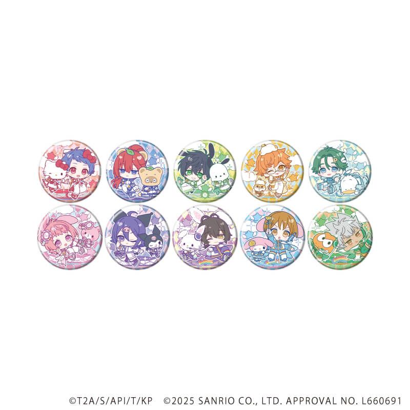 缶バッジ「KING OF PRISM-Your Endless Call-×サンリオキャラクターズ」01/コンプリートBOX(全10種)(コラボイラスト)