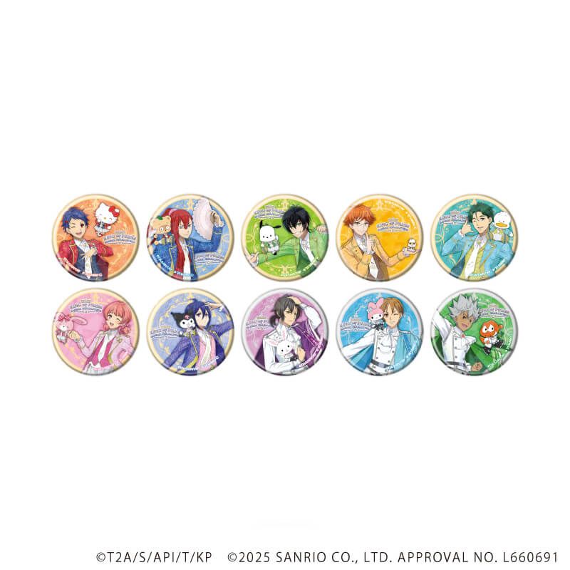 ホログラム缶バッジ「KING OF PRISM-Your Endless Call-×サンリオキャラクターズ」01/コンプリートBOX(全10種)(コラボイラスト)