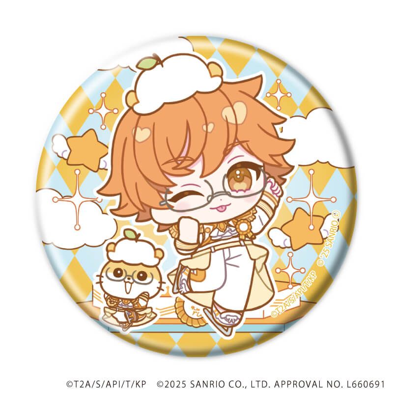 缶バッジ「KING OF PRISM-Your Endless Call-×サンリオキャラクターズ」01/ブラインド(10種)(コラボイラスト)