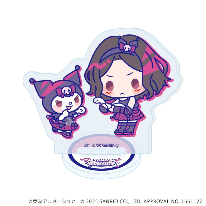 アクリルぷちスタンド「ガールズバンドクライ×サンリオキャラクターズ」01/コンプリートBOX(全9種) ミニキャラデザイン(コラボイラスト)