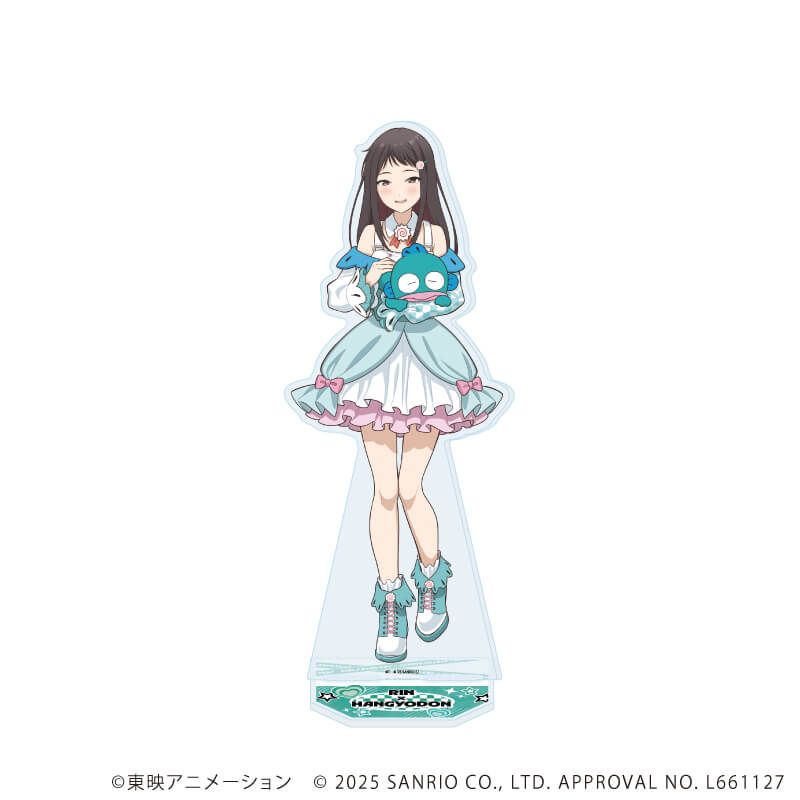 BIGアクリルスタンド「ガールズバンドクライ×サンリオキャラクターズ」08/リン×ハンギョドン(コラボイラスト)