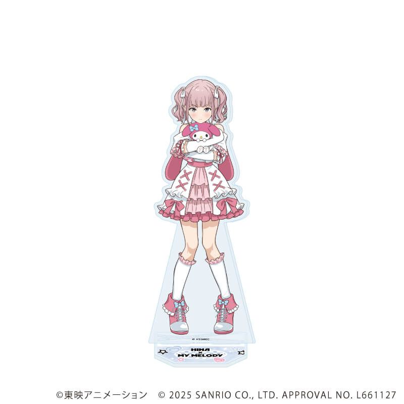 BIGアクリルスタンド「ガールズバンドクライ×サンリオキャラクターズ」06/ヒナ×マイメロディ(コラボイラスト)