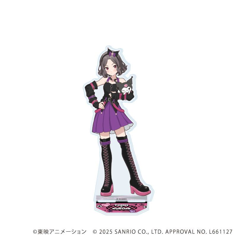 BIGアクリルスタンド「ガールズバンドクライ×サンリオキャラクターズ」04/海老塚 智×クロミ(コラボイラスト)