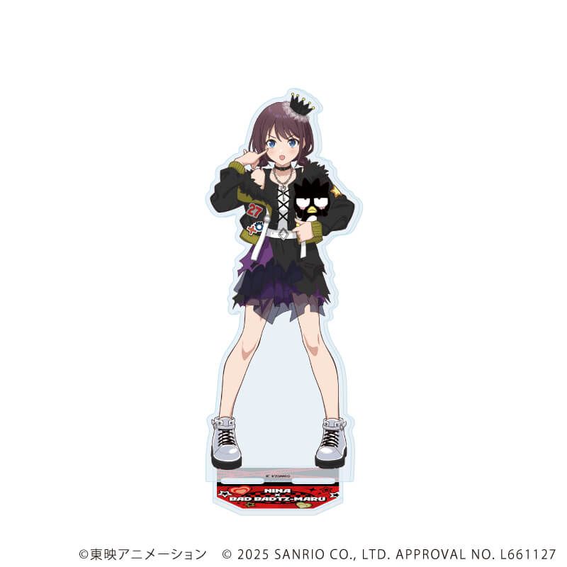 BIGアクリルスタンド「ガールズバンドクライ×サンリオキャラクターズ」01/井芹 仁菜×バッドばつ丸(コラボイラスト)