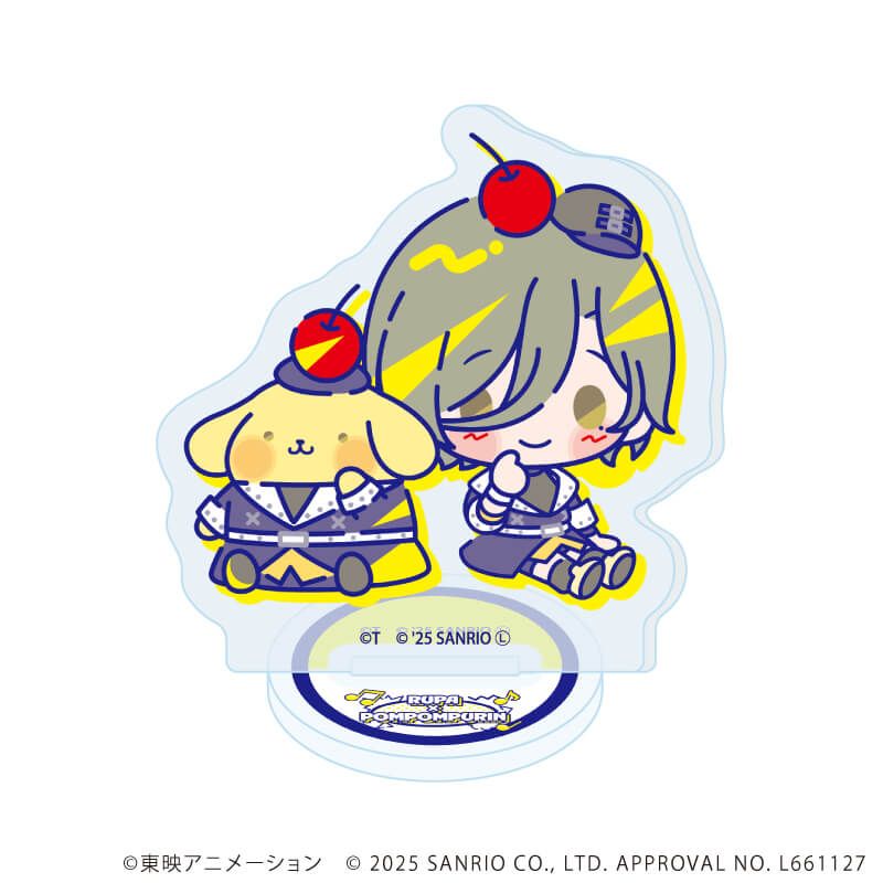 アクリルぷちスタンド「ガールズバンドクライ×サンリオキャラクターズ」01/ブラインド(9種) ミニキャラデザイン(コラボイラスト)