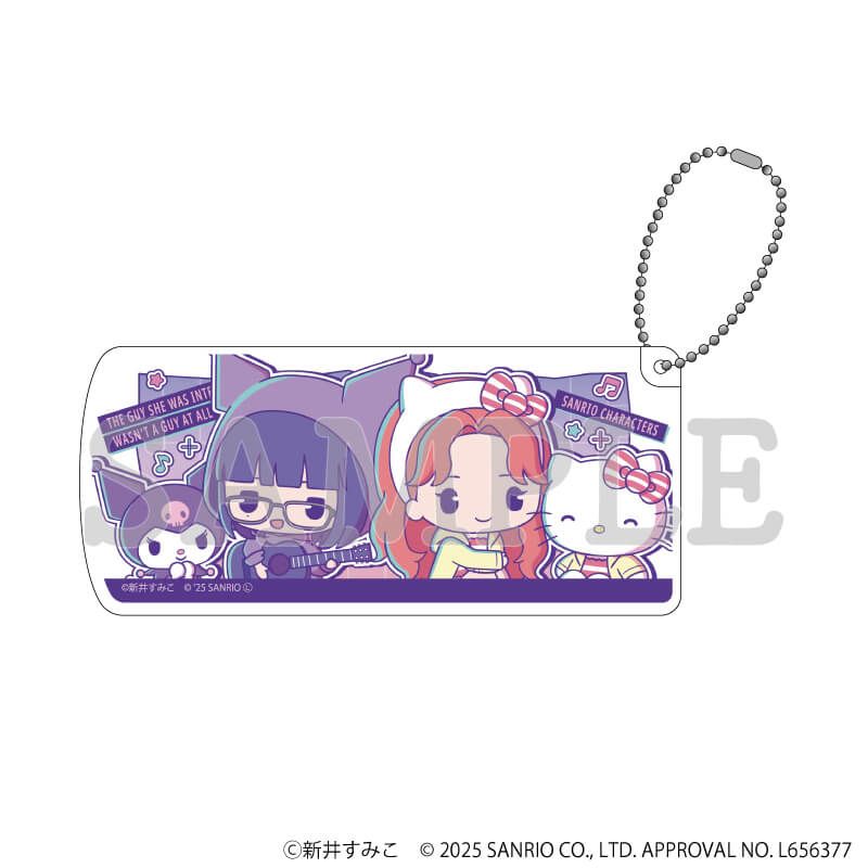 スライド式小物ケース「気になってる人が男じゃなかった×サンリオキャラクターズ」01/A(ミニキャライラスト)