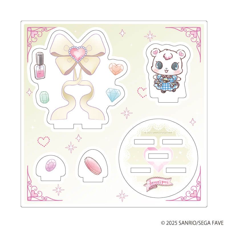 アクリルスタンドプレート 「ジュエルペット」10/ラブラ(グラフアートイラスト)
