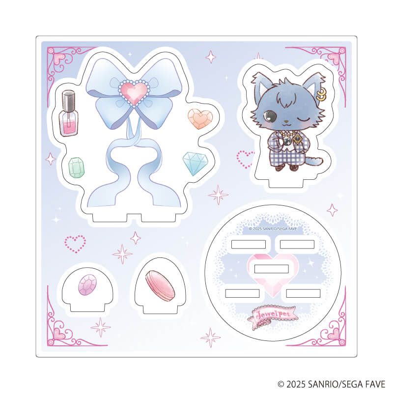 アクリルスタンドプレート 「ジュエルペット」08/ディアン(グラフアートイラスト)