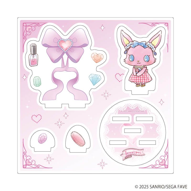アクリルスタンドプレート 「ジュエルペット」06/ルナ(グラフアートイラスト)
