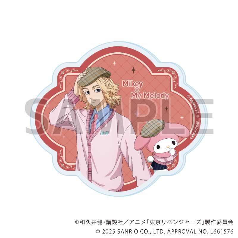 アクリルコースター「TVアニメ『東京リベンジャーズ』×サンリオキャラクターズ」01/コンプリートBOX(全9種)(コラボイラスト)
