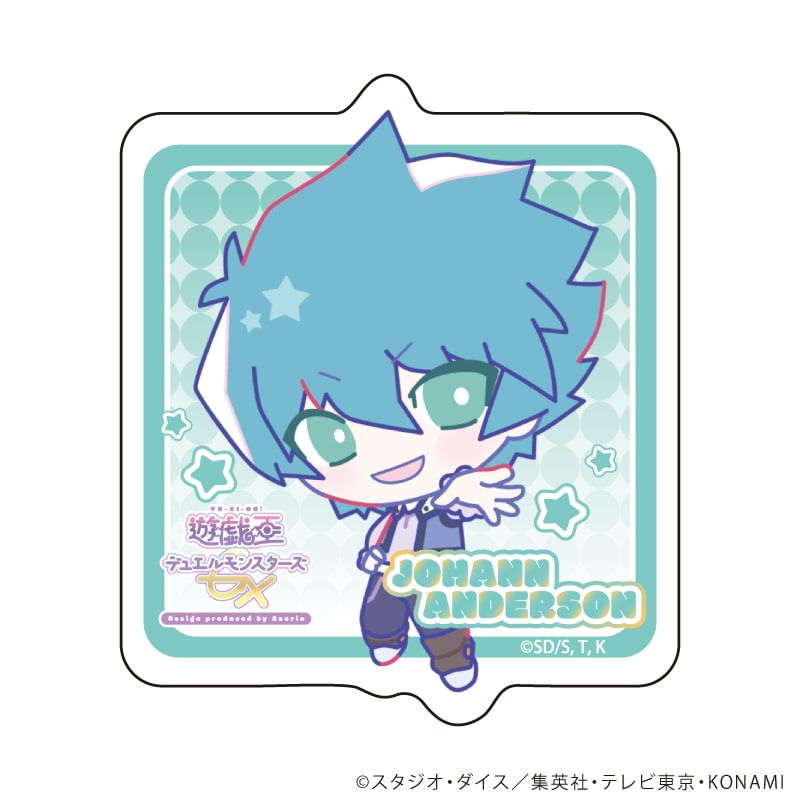 ダイカットスマホステッカー「遊☆戯☆王デュエルモンスターズGX Design produced by Sanrio」06/ヨハン・アンデルセン(コラボイラスト)
