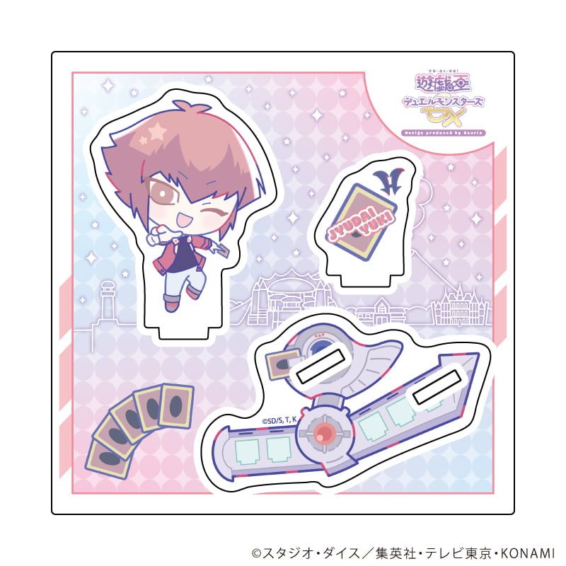 アクリルスタンドプレート「遊☆戯☆王デュエルモンスターズGX Design produced by Sanrio」01/遊城十代(コラボイラスト)