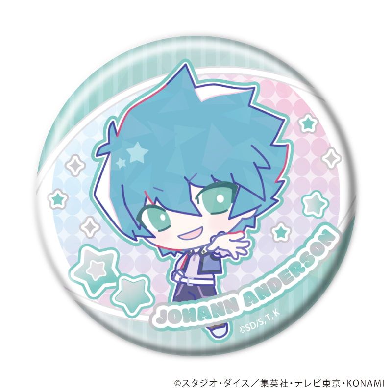 ホログラム缶バッジ(65mm)「遊☆戯☆王デュエルモンスターズGX Design produced by Sanrio」01/コンプリートセット(全6種)(コラボイラスト)