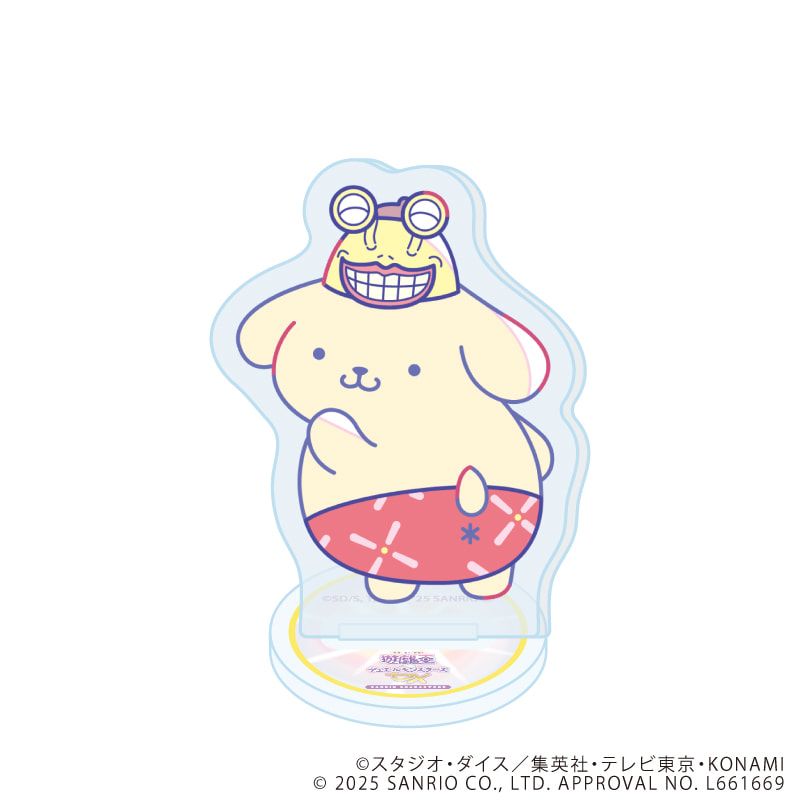 アクリルぷちスタンド「遊☆戯☆王デュエルモンスターズGX×サンリオキャラクターズ」01/ブラインド(9種)(コラボイラスト)