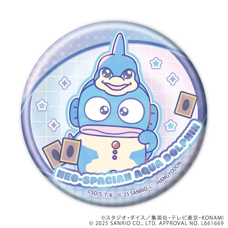 ホログラム缶バッジ(65mm)「遊☆戯☆王デュエルモンスターズGX×サンリオキャラクターズ」01/ブラインド(9種)(コラボイラスト)