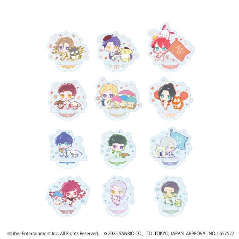 アクリルぷちスタンド「A3!×Sanrio characters」06/A＆W コンプリートBOX(全12種)(ミニキャライラスト)