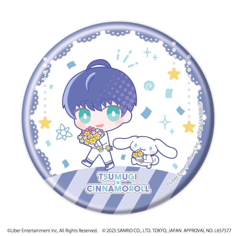 缶バッジ「A3!×Sanrio characters」08/A＆W コンプリートBOX(全12種)(ミニキャライラスト)