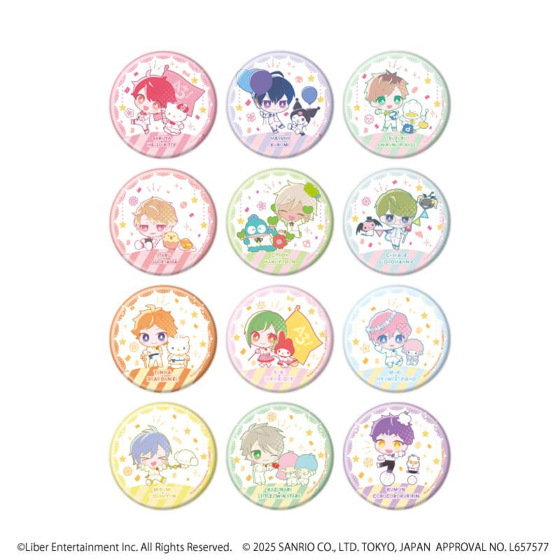 缶バッジ「A3!×Sanrio characters」07/S＆S コンプリートBOX(全12種)(ミニキャライラスト)