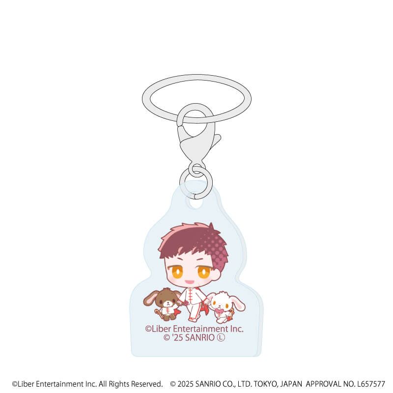 めじるしチャーム「A3!×Sanrio characters」02/A＆W ブラインド(12種)(ミニキャライラスト)