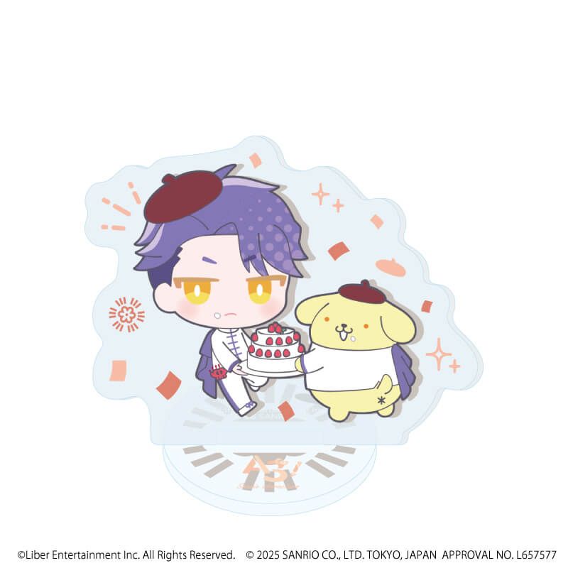 アクリルぷちスタンド「A3!×Sanrio characters」06/A＆W ブラインド(12種)(ミニキャライラスト)