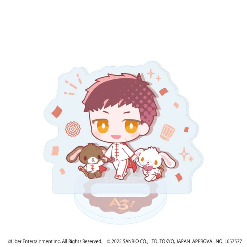 アクリルぷちスタンド「A3!×Sanrio characters」06/A＆W ブラインド(12種)(ミニキャライラスト)