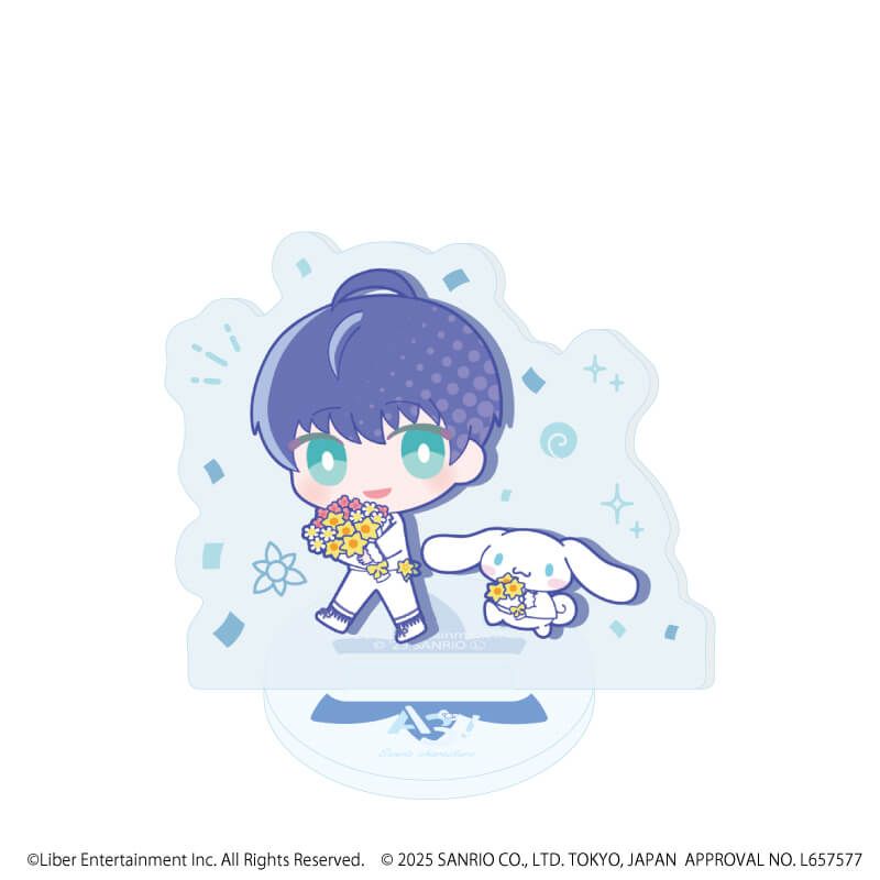アクリルぷちスタンド「A3!×Sanrio characters」06/A＆W ブラインド(12種)(ミニキャライラスト)