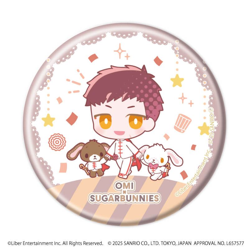 缶バッジ「A3!×Sanrio characters」08/A＆W ブラインド(12種)(ミニキャライラスト)