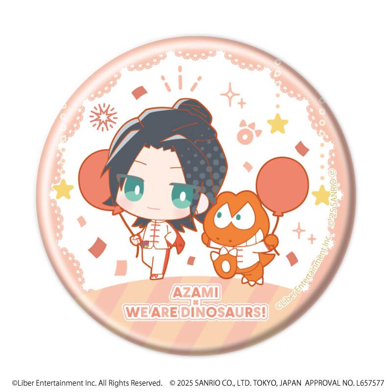 缶バッジ「A3!×Sanrio characters」08/A＆W ブラインド(12種)(ミニキャライラスト)
