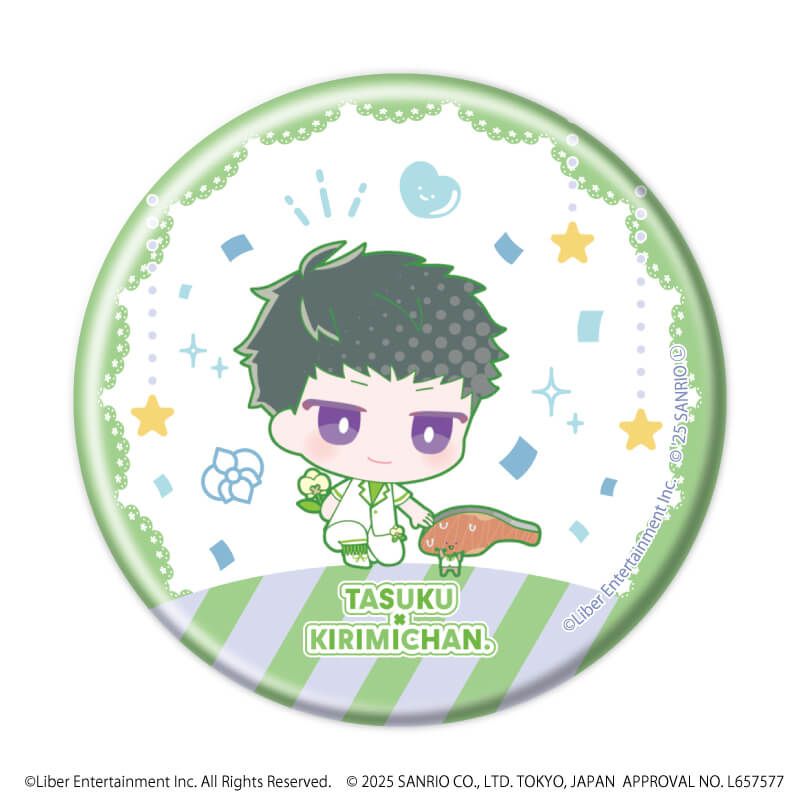 缶バッジ「A3!×Sanrio characters」08/A＆W ブラインド(12種)(ミニキャライラスト)