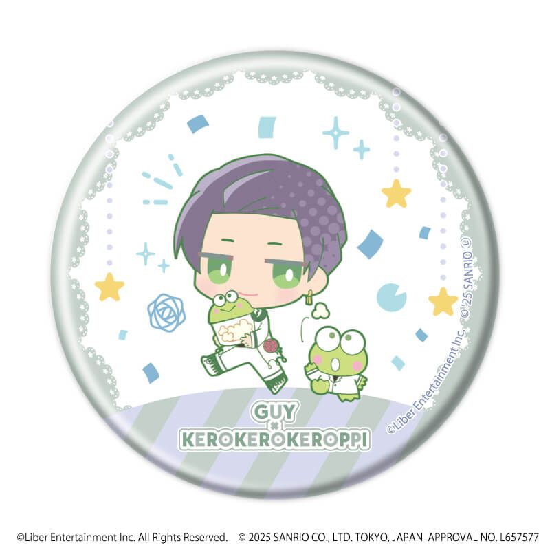 缶バッジ「A3!×Sanrio characters」08/A＆W ブラインド(12種)(ミニキャライラスト)
