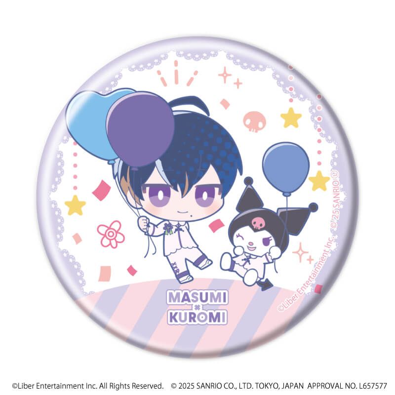 缶バッジ「A3!×Sanrio characters」07/S＆S ブラインド(12種)(ミニキャライラスト)