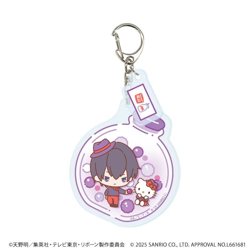 パーツ付きアクリルキーホルダー「家庭教師ヒットマンREBORN!×SANRIO CHARACTERS」01/コンプリートセット(全11種)(コラボイラスト)