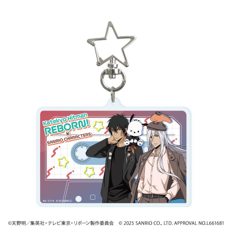 星型ナスカン付きデカアクリルキーホルダー「家庭教師ヒットマンREBORN!×SANRIO CHARACTERS」04/Dver.(コラボイラスト)