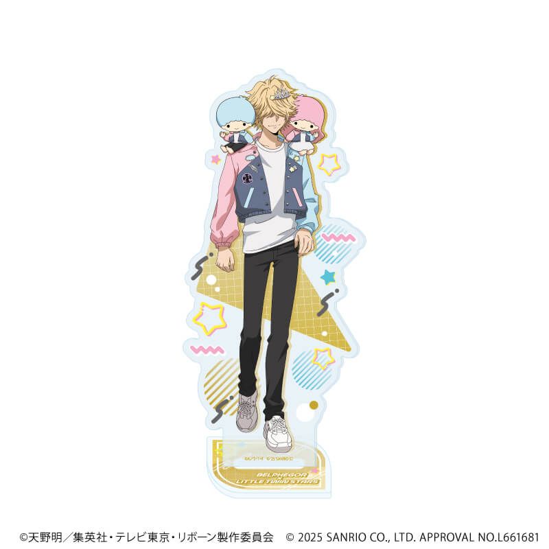 アクリルスタンド「家庭教師ヒットマンREBORN!×SANRIO CHARACTERS」48/ベルフェゴール×リトルツインスターズ(コラボイラスト)