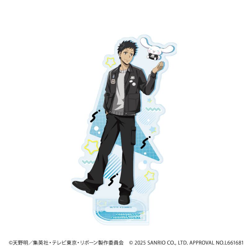 アクリルスタンド「家庭教師ヒットマンREBORN!×SANRIO CHARACTERS」42/山本武×シナモロール(コラボイラスト)