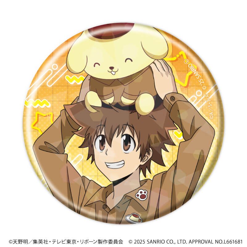 ホログラム缶バッジ(57mm)「家庭教師ヒットマンREBORN!×SANRIO CHARACTERS」01/コンプリートセット(全11種)(コラボイラスト)