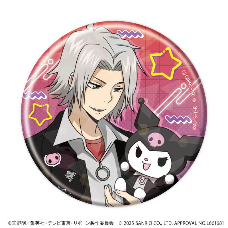 ホログラム缶バッジ(57mm)「家庭教師ヒットマンREBORN!×SANRIO CHARACTERS」01/コンプリートセット(全11種)(コラボイラスト)
