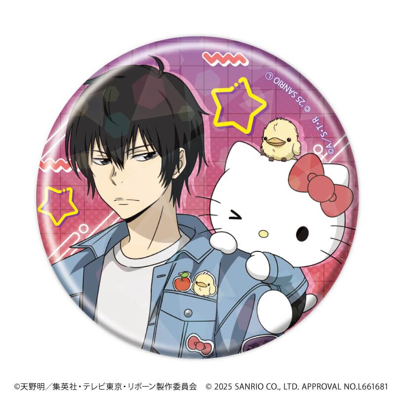 ホログラム缶バッジ(57mm)「家庭教師ヒットマンREBORN!×SANRIO CHARACTERS」01/コンプリートセット(全11種)(コラボイラスト)