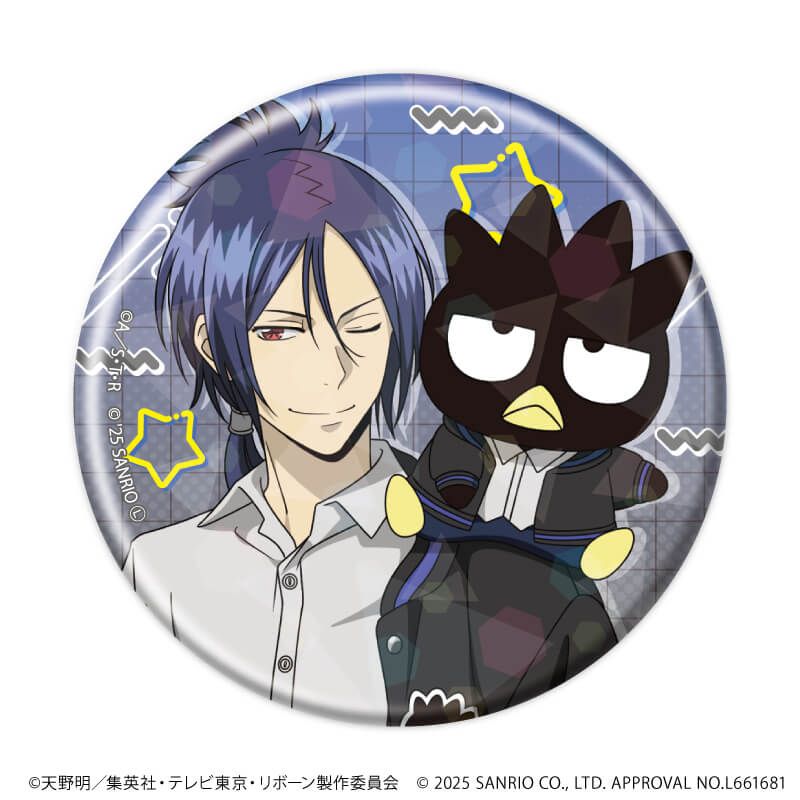 ホログラム缶バッジ(57mm)「家庭教師ヒットマンREBORN!×SANRIO CHARACTERS」01/コンプリートセット(全11種)(コラボイラスト)