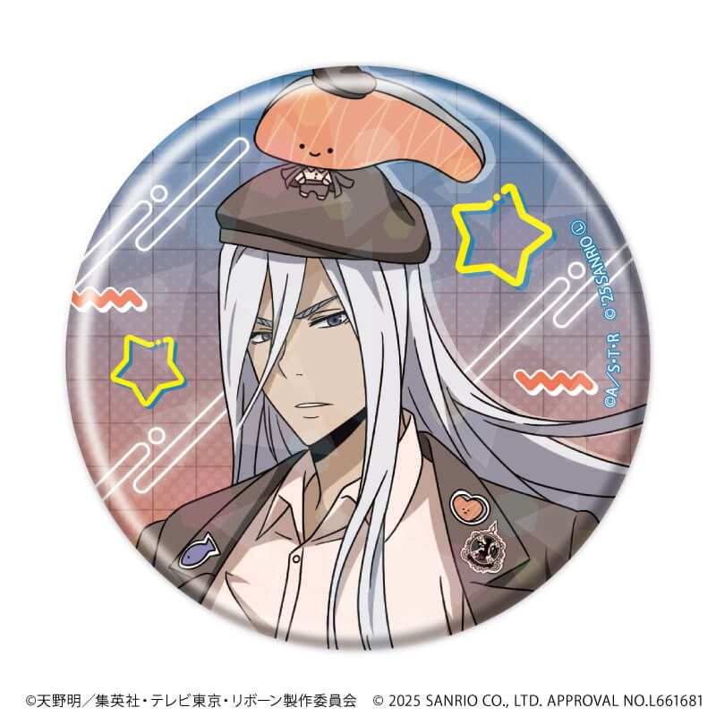 ホログラム缶バッジ(57mm)「家庭教師ヒットマンREBORN!×SANRIO CHARACTERS」01/コンプリートセット(全11種)(コラボイラスト)
