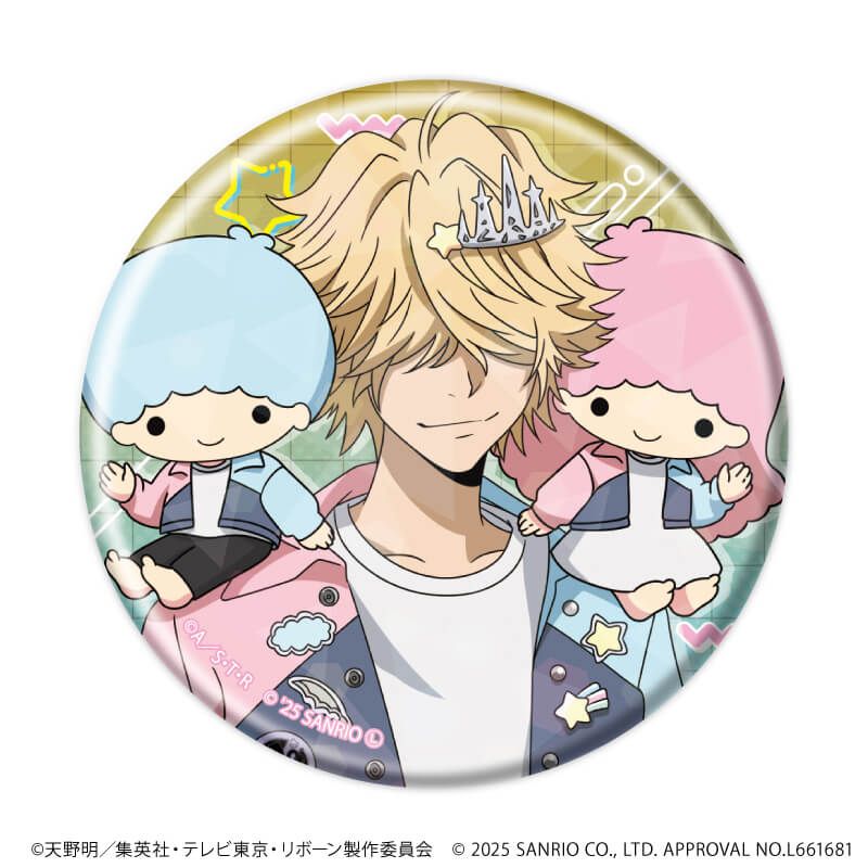 ホログラム缶バッジ(57mm)「家庭教師ヒットマンREBORN!×SANRIO CHARACTERS」01/コンプリートセット(全11種)(コラボイラスト)