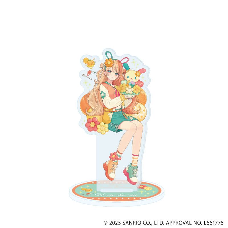 アクリルスタンド「赤倉×サンリオキャラクターズ」50/ウサハナ(コラボイラスト)