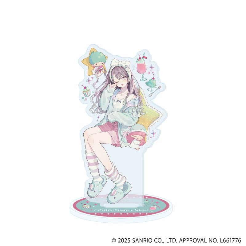 アクリルスタンド「赤倉×サンリオキャラクターズ」43/リトルツインスターズ(コラボイラスト)