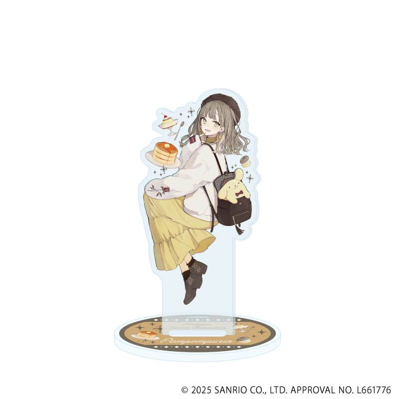 アクリルスタンド「赤倉×サンリオキャラクターズ」42/ポムポムプリン(コラボイラスト)
