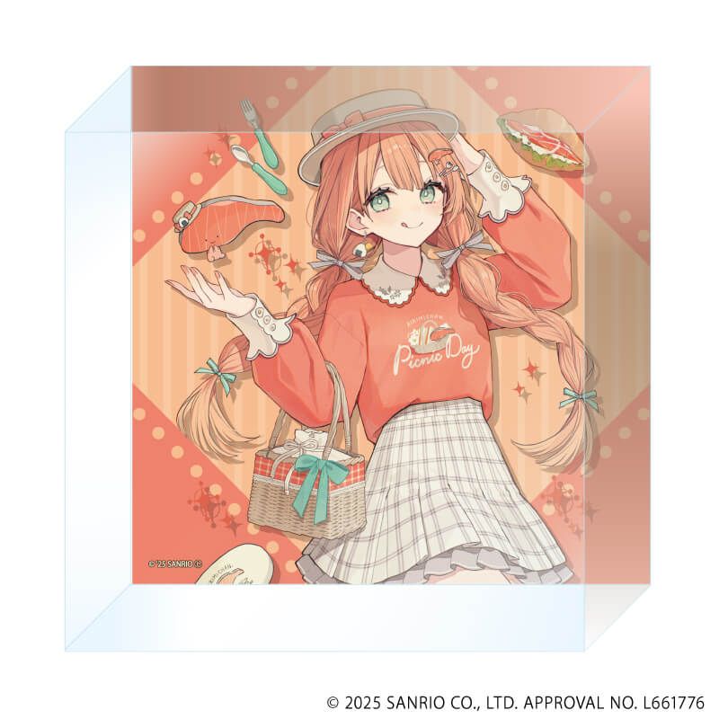 アクリルブロック「赤倉×サンリオキャラクターズ」17/KIRIMIちゃん.(コラボイラスト)