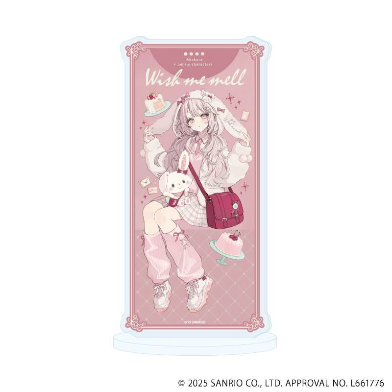 アクリルスタンド「赤倉×サンリオキャラクターズ」28/ウィッシュミーメル(コラボイラスト)